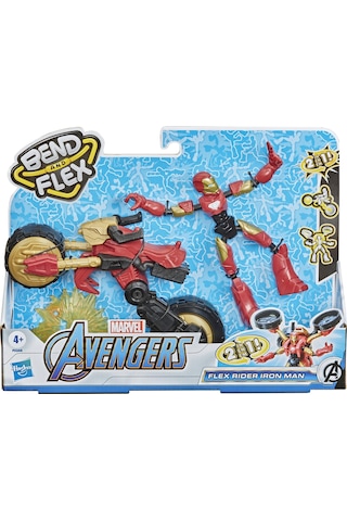 Avengers Bend & Flex Iron Man ve Motosikleti