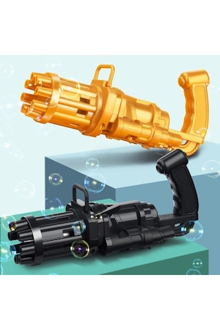 Yılbaşı Hediyeleri Çoklu Köpük Atan Köpük Tabancası Bubbles Gun Baloncuk Tabancası Pilli Köpük Makinası