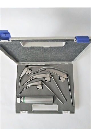 Archer Fiber Optik Laringaskop Seti Flexi Zor Entübasyon 4 Blade