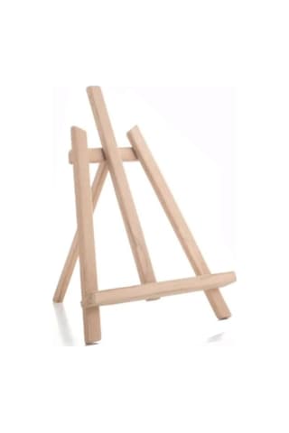 Artlantis Masa Üstü Şövale 1 Adet Küçük Şövalye 28x37 Cm Çam Ağacından İmal Edilmiştir Sanatsal Tuval Serg