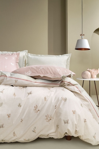 Yataş Bedding Teny Çift Kişilik %100 Pamuk Ranforce Nevresim Takımı - Bej