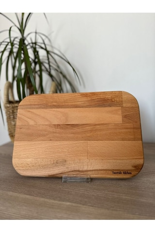 Bambu Kesme Tahtası Ayaklı Doğal Ahşap Sunum Tahtası Kahve Sunum Tahtası Ve Kesme Tahtası Ahşap