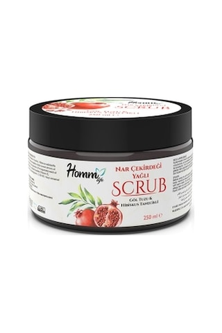 Homm Life Nar Çekirdeği Yağlı Bitki Tanecikli Scrub 250 ML