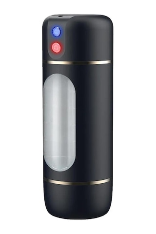 Pembe Tilki Titreşimli Ve Sesli Mastürbatör Siyah