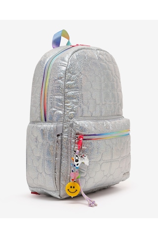 Skechers G Puffy Heart Magıc Backpack Büyük Kız Çocuk Gri Sırt Çantası Sktt30396-grypp