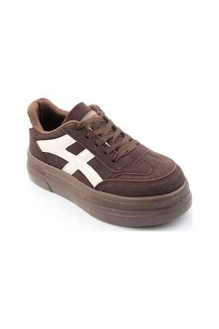 Bambi Kahve Bej Kadın Sneaker K01705018372