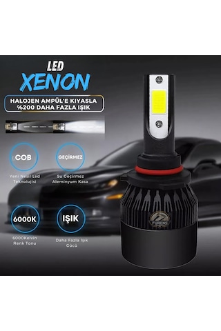 Zeron Light Series H11 Led Xenon Şimşek Etkili Led Xenon Led Ampul