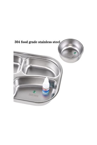 Ulzyvf Yemek Termos Seti Pembe Paslanmaz Çelik Bölmeli 304 1.5l Yemek Kabı Mürdüm