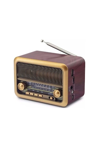 Nns Ns-3315bt Taşınabilir Nostaljik Radyo Bluetooth Hoparlör Mp3 Çalar
