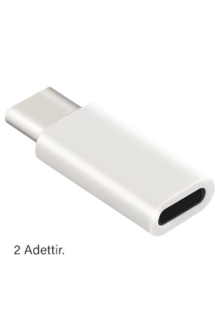 Daytona A-6004 Type-c To Lightning Şarj Data Çevirici Dönüştürücü Adaptör X 2 Adet