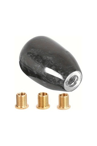 Xuweiwei Short Karbon Fiber Vites Topuzu - Düzensiz Dövme Desen Alüminyum Çoklu Modeller Uyumlu