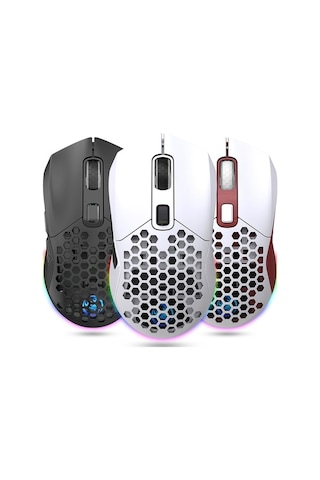 Dancemonkey Çift Modlu Kablosuz, Hafif Tasarım, Rgb Aydınlatmalı, 4800dpi Oyun Faresi Diğer