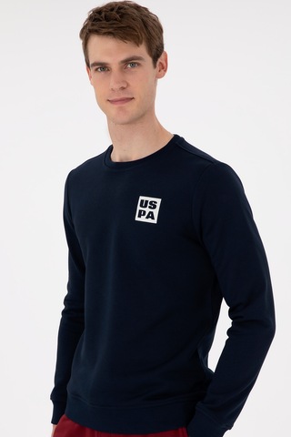 U.S. Polo Assn. Erkek Regular Fit Bisiklet Yaka Lacivert Sweatshirt 50293456-VR033