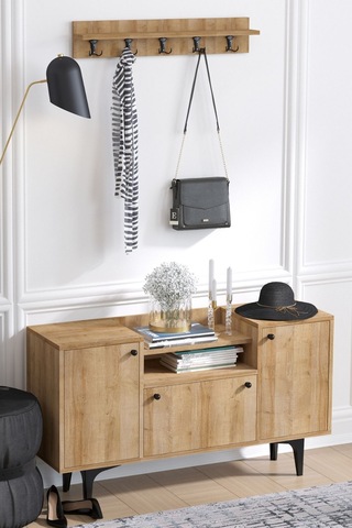 Decormet Grady Ayakkabılık Safir Meşe - Dec-20032 Çok Renkli