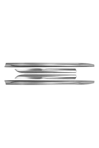 Renault Clio 5 Uyumlu 2019 Ve Üzeri Uyumlu Krom Yan Kapı Çıtası 4 Parça Paslanmaz Çelik