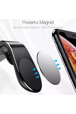 Suofeng F3 Sıcaklık Damlacığı Magneetik Telefon Tutucu - Sıkıca Tutar, Kolay Kurulum, Sürüş Güvenliği Sağlar - Siyah