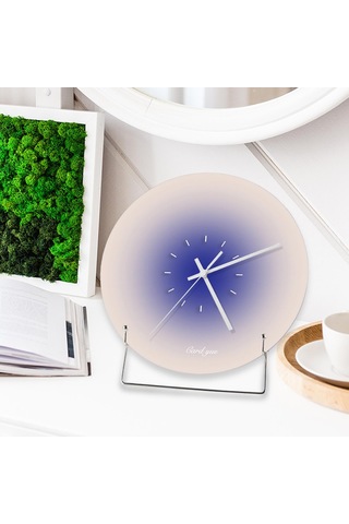 Homyl Duvar Saati Dekoratif Saat Geçmiyor Sessiz Minimalist Masa Stil B