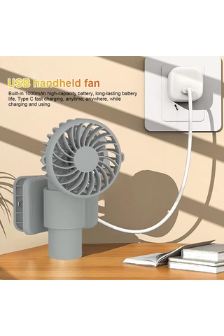 Ambition Portable Usb Umbrella Fan Compact Fan Foroutdoor Use