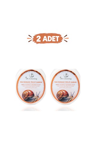 Dr.cleanıng - 47 - - Salyangoz Özlü Sünger Sabun 135 Gr - 2 Adetlık - Shophnrl - Set Ürün Diğer