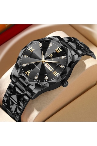 Va Va Voom Lüks Erkek Kuvars Saatler Adam 30 M Su Geçirmez Aydınlık Tarih Hafta Paslanmaz Ç İzle Gündelik Erkek Kol Saati 58032297