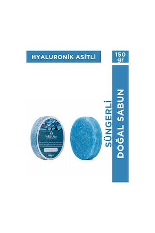Volkan Ates Natural & Beauty Hyaluronik Asit Süngerli Doğal Sabun 150 Gr 41877022