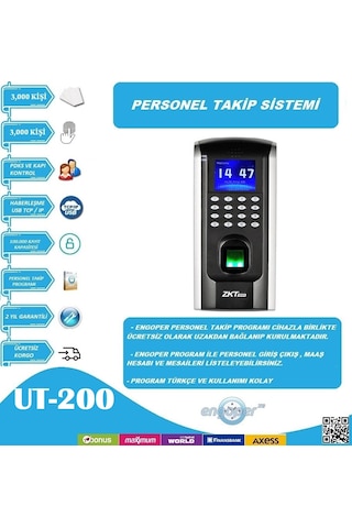 ZK TECO SF200 PARMAKİZİ TERMİNAL PERSONEL TAKİP SİSTEMİ
