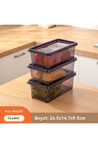 Buzdolabı Saklama Kutusu, Meyve Ve Sebze Doğranmış Yeşil Soğan Do