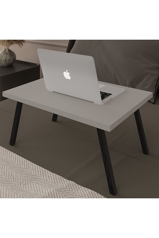 Katlanır Laptop Çalışma Masası-laptopmasa01-kül Gri Kül Gri