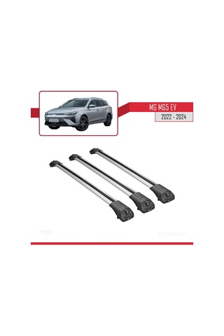 Mg Mg5 Ev 2022 Ve Sonrası İle Uyumlu Ace-1 Ara Atkı Tavan Barı Gri 3 Adet