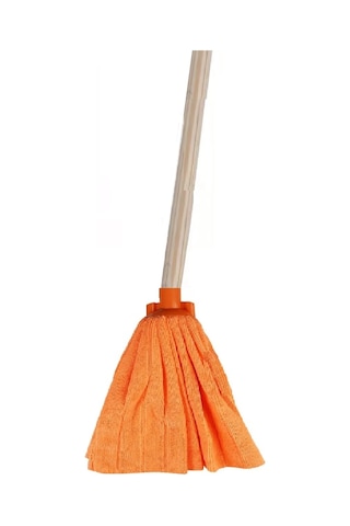 Spark Mikrofiber Havlu Paspas Mop Ucu Ve Ahşap Saplı Takım