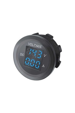 Aek-tech Dc12v/24v Dijital Voltmetre Ampermetre
