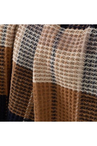 Mudo Home Scotch Battaniye Lacivert Bej 150x200 Diğer
