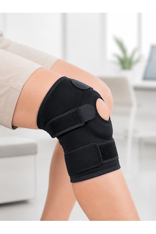 Ucuztekno Kısa Ligamentli Dizlik Açık Diz Kapağı Ayarlanabilir Cırtlı Diz Tamamlayıcı Spor Dizlik Diğer