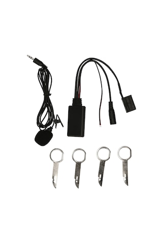Skycity Ford 6000cd İçin Bt 5.0 Aux Ses Adaptörü -免提 Mikrofonlu, 2005+ Focus/mondeo/fiesta Uyumlu Değiştirme Kit