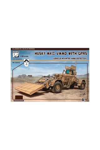 Panda 35015 1/35 Ölçek, Husky Mk. Iıı Vmmd With Gprs, Mayın Temizleme Aracı Plastik Model Kiti