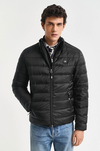 Gant Erkek Regular Fit Dik Yaka Kaz Tüyü Mont - Siyah-11187 Black