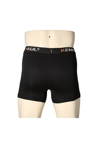 Kenn Paul Erkek Siyah Premium Modal Boxer Yumuşak Kumaş Modern Boxer Siyah