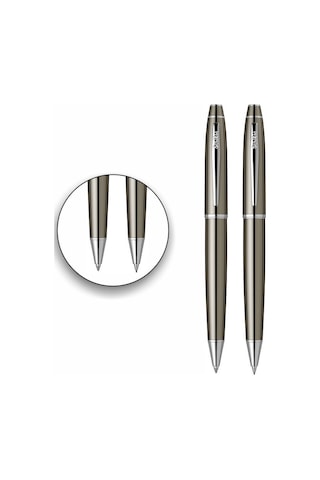 Scrikss Isminize Özel 35 Tıtanyum Tükenmez+Versatil Kalem Set