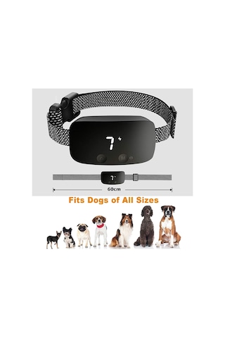 Havlama Önleyen Köpek Eğitim Tasması Tüm Irklar Seviye Ayarlı Şarj