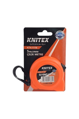 Çelik Şerit Metre 5mt X 19mm / Ktx-1116