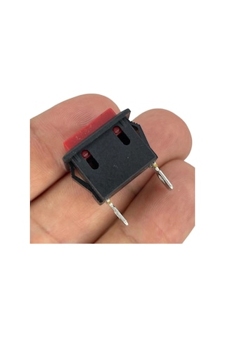 Ic-180k-1 Kırmızı Dikdörtgen Yaylı Plastik Buton 2p Pbs-101