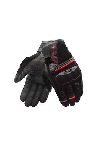 Vexo Leader Motosiklet Eldiveni Kırmızı - Siyah S