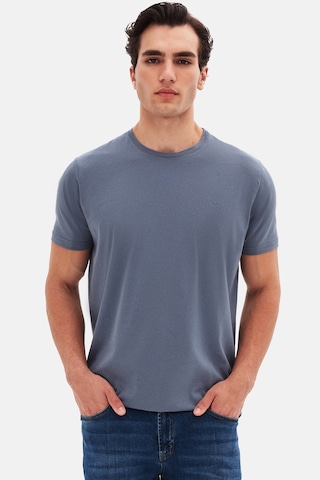 D's Damat Ds Damat Regular Fit Füme Düz Nakışlı %100 Pamuk T-shirt 4hc140632006m Füme