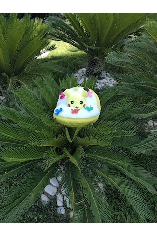40 Cm Buket Çiçek Şeklinde Hello Kitty Stitch Stiç Peluş Oyuncak Hediye Sarı