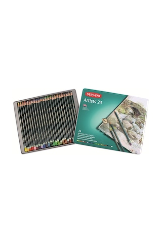 Derwent Artists 24'lü Teneke Kutu Kuru Boya Kalemi Set Dw32093