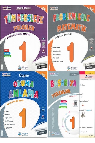 1. Sınıf Üçgen 4lü Kitap Seti