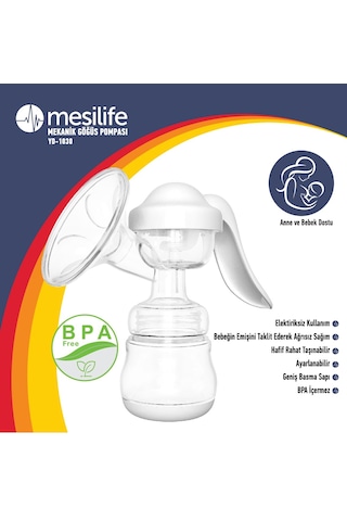 Mesilife YD-1030 Mekanik Göğüs Pompası