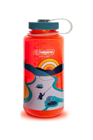 Nalgene 32 Oz Wm Retro 1Lt Suluk Aqua Mavi