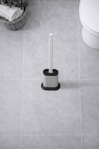 Silikon Tuvalet Fırçası Pratik Silikon Wc Klozet Fırçası Oval Gri S-210 Gri
