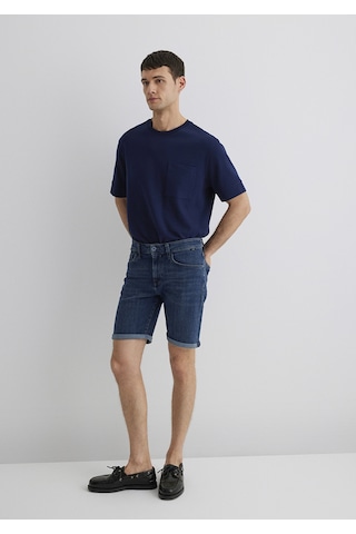 Mavi - Brian Premium Blue Koyu Vintage Mavi Jean Şort 0418489817 Koyu Mavi